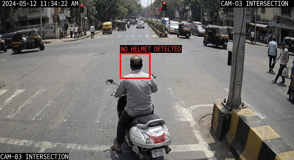 No Helmet Detection